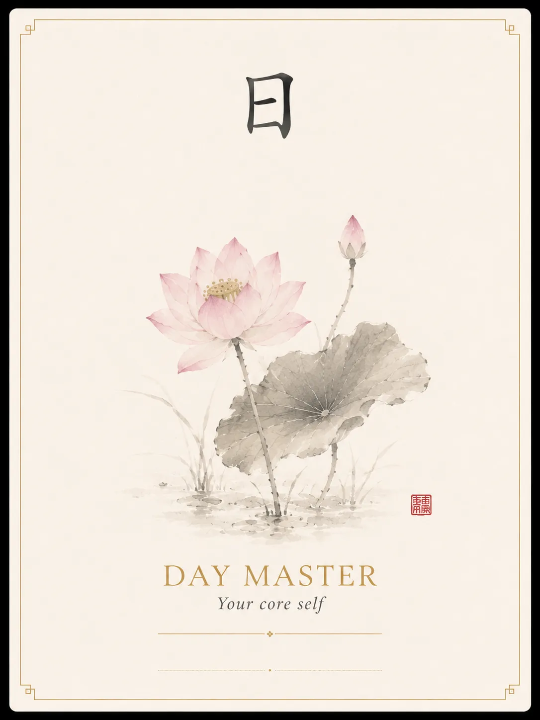 Day Master card